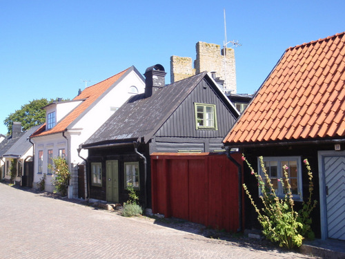 Visby city wall/fortress.